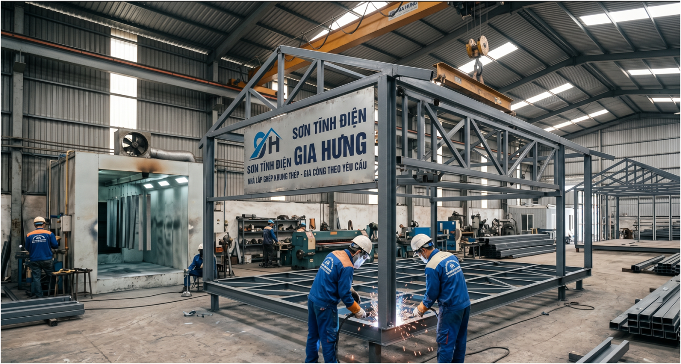 Thi Công Nhà Lắp Ghép Khung Thép Tại TP.HCM Bền Đẹp, Giá Rẻ