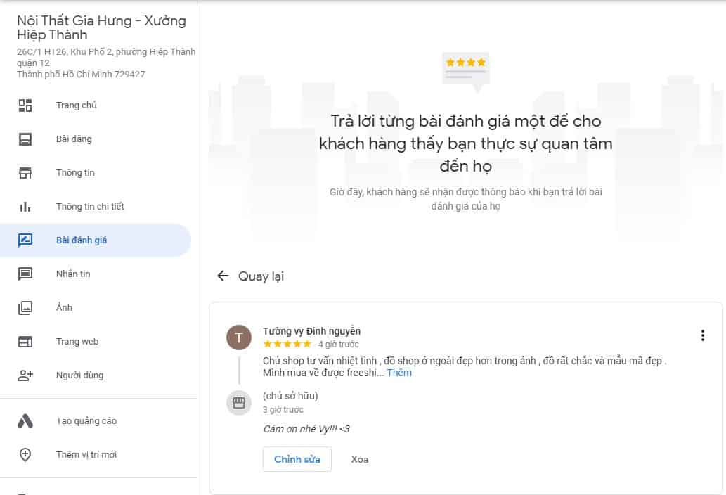 Tường Vy đánh giá khi mua kệ gỗ khung sắt GHZ-738 tại Nội Thất Gia Hưng