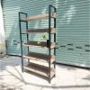 Kệ trưng bày sản phẩm khung chân sắt mặt gỗ SGH-5761