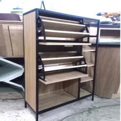 Tủ giày khung sắt gỗ MDF chống ẩm GHTop-5040