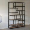 Kệ trang trí khung sắt mặt gỗ GHTop-5522