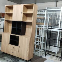 Tủ đồ nhà bếp bằng gỗ công nghiệp thiết kế tiện dụng GHF-6349