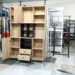 Tủ đồ nhà bếp bằng gỗ công nghiệp thiết kế tiện dụng GHF-6349