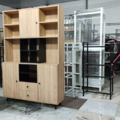 Tủ đồ nhà bếp bằng gỗ công nghiệp thiết kế tiện dụng GHF-6349