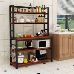 Kệ bếp đa năng 5 tầng gỗ MDF khung sắt GHF-6770 10 Kệ bếp đa năng 5 tầng gỗ MDF khung sắt GHF-6770