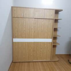 Tủ áo 2 cánh cửa lùa gỗ MDF chống ẩm GHF-6722