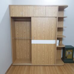 Tủ áo 2 cánh cửa lùa gỗ MDF chống ẩm GHF-6722