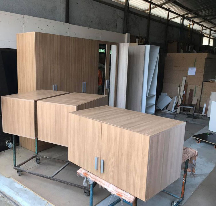 Tủ áo gỗ công nghiệp MDF chống ẩm 6 cánh có gương GHF-7087 5 Tủ áo gỗ công nghiệp MDF chống ẩm 6 cánh có gương GHF-7087