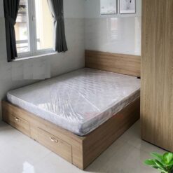 giuong go cong nghiep mdf chong am 2 ngan keo ghf 7383 2