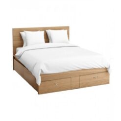 Giường gỗ công nghiệp MDF chống ẩm 2 ngăn kéo GHF-7383