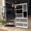 Kệ trang trí khung chân sắt mặt gỗ GHS-8599