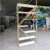 Kệ trang trí khung sắt mặt gỗ GHS-8782
