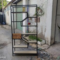 Kệ trang trí mặt gỗ khung sắt GHF-6087 35 maxresdefault 1