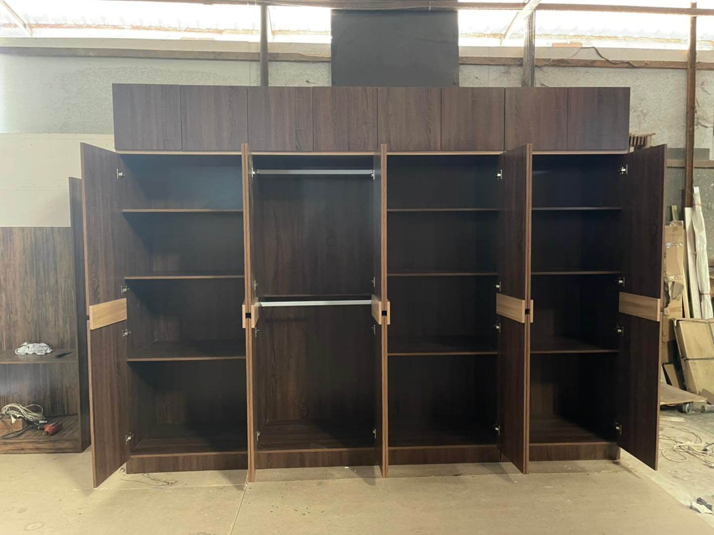 Tủ quần áo gia đình ván MDF chống ẩm GHK-8978