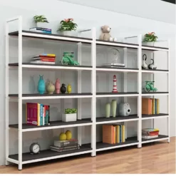 Kệ trung bày sản phẩm chân sắt mặt gỗ GHK-9498