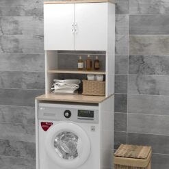 Kệ máy giặt có tủ gỗ GHS-10384