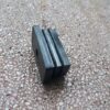 Bịt nhựa chữ nhật 20×40 có lỗ màu đen SGH-1956